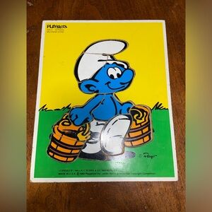 Vintage wooden puzzles